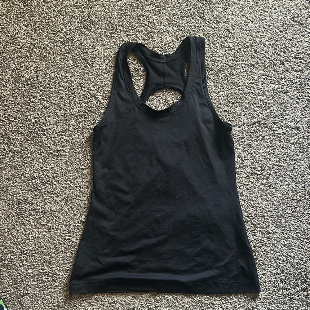 Athleta black tank top size small